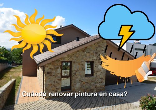 ¿Cuándo renovar pintura en casa?